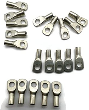 Exoda M5 Kabelschuh 20 Stück für 4mm² Batteriekabel ideal für Kupferkabelgeflecht Durchmesser 2,3mm einfache Installation langlebige Verbindungstechnologie