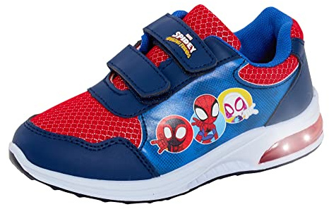 Spidey and his Amazing Friends - Zapatillas deportivas con luces intermitentes para correr