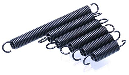 Verlängerte komprimierte Feder Doppelhakenende Schwerer Federstift 5 Stück Stahl Kleine Zugfeder Drahtdurchmesser 1. 2 mm Zugfeder mit Haken Außendurchmesser 12 mm Länge 30-60 mm 1. 2 x 12 x 35 mm Fed