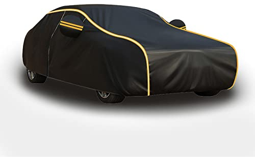 Autoplane, Autoabdeckung Winter, für VW Fox Hatchback, 2005-2011, Auto Abdeckplane Wasserdicht Hagelschutz Autoabdeckung Indoor Vollgarage Hagelschutz Outdoor Autogarage Autoschutzhülle Wetterfeste (