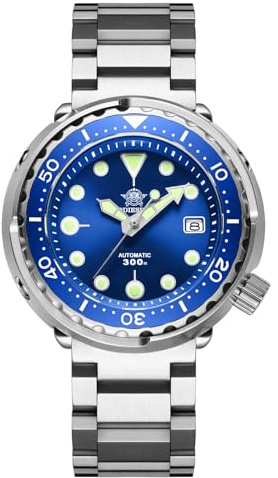 ADDIESDIVE Herren Tuna Automatikuhren Analog taucheruhren Herren Professionelle Taucheruhr widerstandsfähig 300m/30ATM
