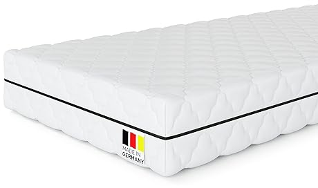 MSS e.K. Matratze 100 x 200 cm Ortho Klassik 19 H4 | orthopädische 7 Zonen Kaltschaummatratze Höhe 19 cm | Oeko-TEX® Zertifiziert | Matratzen Designed und produziert in Deutschland