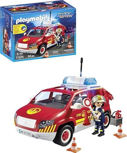 PLAYMOBIL Véhicule de maîtrise des incendies