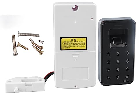 Intelligentes Schrankschloss, Fingerabdruck-Schrankschloss, Passwort, Hohe Sicherheit, Elektronisches Schubladenschloss Für Fitnessstudio, Kleiderschrank, Bücherregal, Schrank(#1)