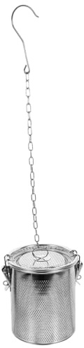 BESTonZON 1pezzi Cesta Chic Per Spezie Acciaio Inossidabile Filtraggio Per Brodo Tè e Medicina Cinese e Riutilizzabile Accessorio Pratico Per Cucina