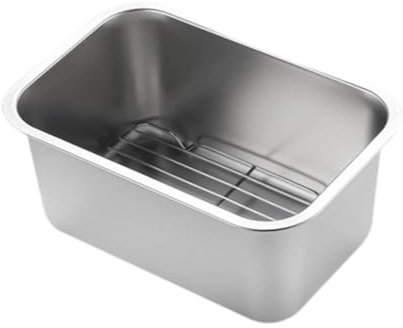 MagiDeal Teglia da Forno con griglia, Contenitore per Alimenti Antiaderente Resistente, griglia di Raffreddamento per Cucina, Ristorante, casa, Dimensioni: 32x22x15cm