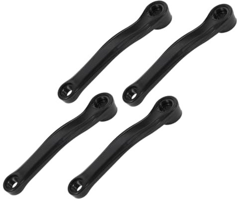 BESPORTBLE 4 Stück Fahrradkurbel Fahrrad Kurbelarm Set Mountainbike Kurbelarm Fahrrad Kurbelarm für Kinderfahrrad Fahrrad Kurbelarm universal Kurbelarm-Werkzeuge Kurbelarme Eisen Black