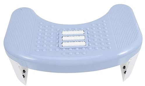 Toilettenhocker tragbar Fuß Toiletten-Bidet-Aufsatz Töpfchen Trainingstoilette Boden Hocken Toilettenstufe für Erwachsene Tritthocker fürs Badezimmer Toiletten-Tritthocker Plastik FRCOLOR