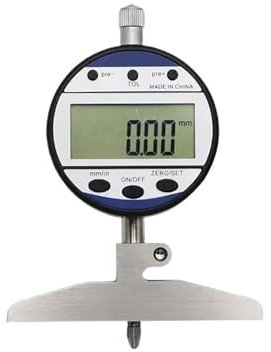 DAISHUJIE profondimetro 0-100 mm 0,01 mm Indicatore di profondità Digitale Indicatore di profondità Calibro 5318-100