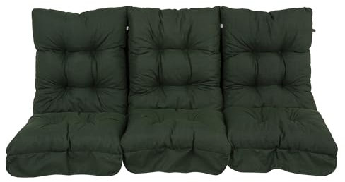 PATIO Hollywoodschaukel Auflage 3 teilig Monte Carlo für Sitzfläche 170 cm Gartenbank Gartenstuhl Polster