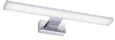 LED Wandlampe Metall in Chrom Bad Flur Wohnzimmer L:40 cm 7 W 4000 K neutralweiß 1050 lm Spiegel Licht Bilderleuchte Wandleuchte Modern AMSTEL
