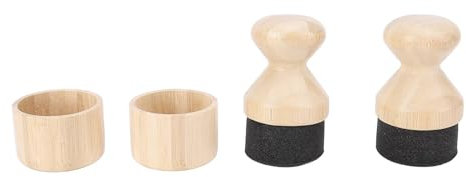 2 Pack Cutting Board Oil Wax Applicator Set Sponge Scrub Brush for Wooden Utensils, Spoons, Spatulas Food Safe Wax Oil Applicator for Butcher Blocks, Countertops