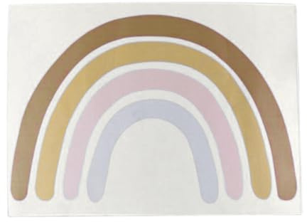 ALCXAZS Tappeto per bambini arcobaleno, coperta per gattonare, offre protezione e divertimento antiscivolo durante il gioco e il movimento.