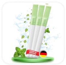 S1.0 3 Flavoured Air Inhaler Green Mint-Flavoured Anxiety Relief Habit Replacing Breathing Stick