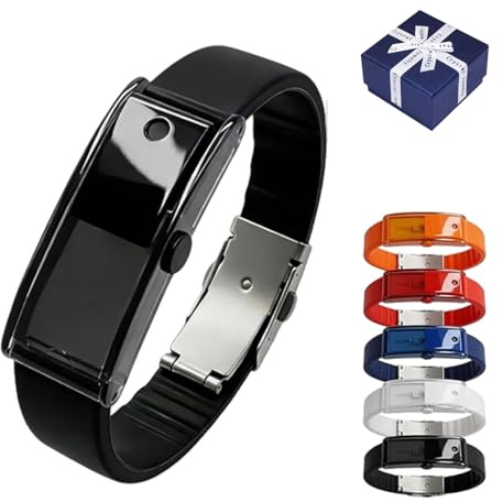 Pulsera Atomizadora De Fragancia, Pulsera Atomizadora De Aceites Esenciales para Aromaterapia, Pulsera Difusora De Aceites Esenciales (Negro)