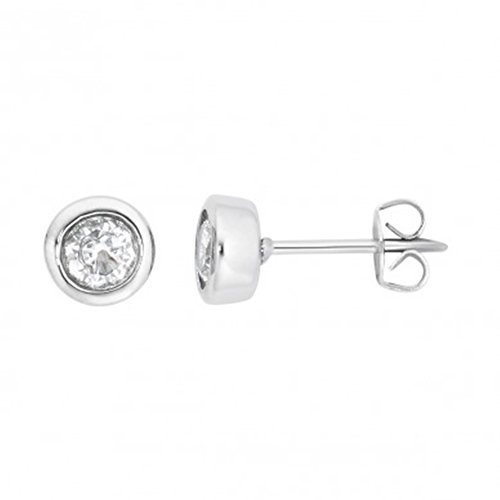 Fashion Solitaire Magnet Ohrstecker Energetix 4-you 1382P mit hochwertig geschliffenen Swarovski White Diamond Crystal Magnetix