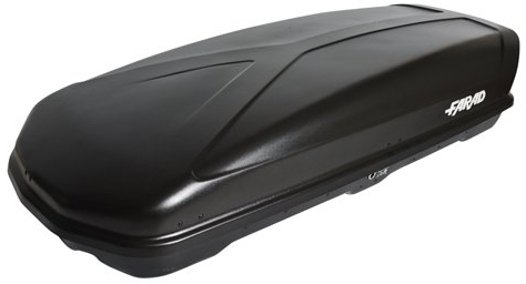 Farad Koral Dachbox 480L schwarz - Doppelter Seitenöffner, TÜV-GS Zulassung, 5 Jahre Garantie - 3-Punkt-Zentralverriegelung mit Sicherheitsschlüssel