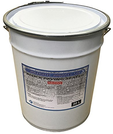 Block Paving Sealer - Gloss Finish Block Paving Seal Sealant (20 litres (with Anti-Slip))