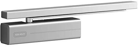 Tesa Assa Abloy DC500-D35 Cierrapuertas con Guia Deslizante para Puertas, Inoxidable, DC500