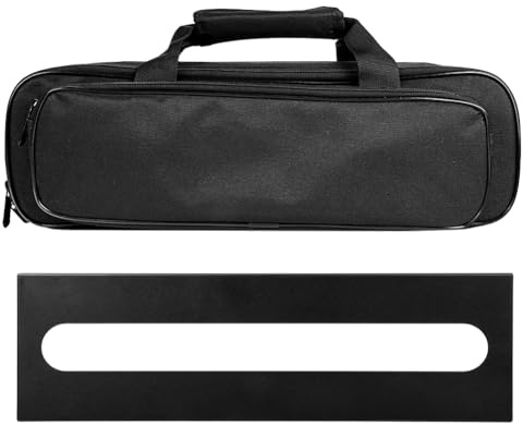 SOYAN Mini Guitar Pedal Board 39.9 cm x 12.4 cm with Carry Bag (S-16)
