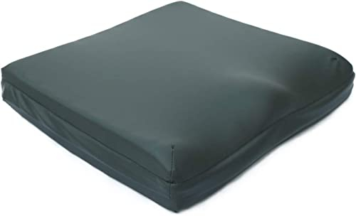 OrtoPrime Cojín Antiescaras Viscoelástico Alta Densidad - 60 Kg/m3 - Asiento Ortopédico Espuma de Memoria - Idóneo para Silla de Ruedas Oficina Coche y Hogar