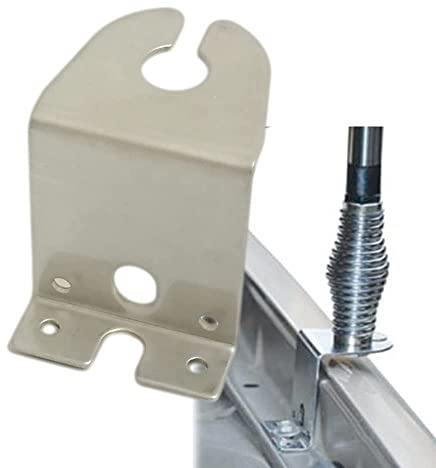 UngSung Vehicle Hood & Fender Stainless Steel Mount Bracket for CB UHF VHF Ham Radio Antenna Pole Z Mounting Bracket