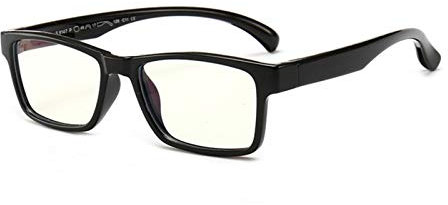 Hengshitong Children's Anti-Blue Glasses, Anti-Glare Eye Fatigue Computer Game Tv Glasses, Suitable for Computer Reading, Games, Mobile Phone Glasses?Black?