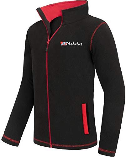 Nebulus Herren Fleecejacke BALTIC, warme Fleece Jacke, mit langem Full-Zip Reißverschluss