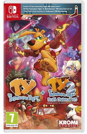 TY the Tasmanian Tiger HD + TY the Tasmanian Tiger 2: Bush Rescue HD: Bundle (Nintendo Switch)