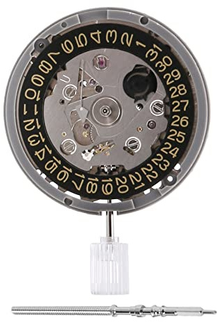 para Japón NH35A Movimiento de Reloj Mecánico 24 NH35 Mecanismo Automático 3.8 Horas , plata, lunette en or