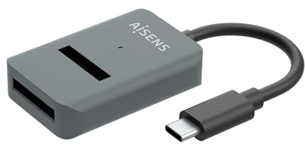 AISENS - ASUC-M2D012-GR - USB-C Dock M.2 (NGFF) Asuc-M2D012-Gr SATA/NVMe A USB3.1 Gen2, Gris