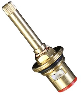 Ventil Keramik Oberteil Ersatz mit Hoher Stiel, DN20 Wasserhahn Ventiloberteil, Messing Wasserhahn-Kartusch für Duschen, Bad und Küche Hahn (80mm)