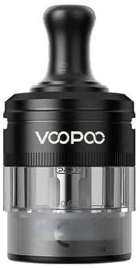 Voopoo POD PNP X MTL 5ml (2pcs) - Cartucho depósito compatible VOOPOO Drag X2 DRAG S2 y con resistencias Voopoo PNP-X - Pod Cartridge - Sin Tabaco Sin Nicotina (Negro)