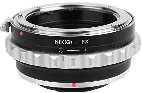 Fikaz NIK - G FX Bague D'adaptation pour Monture D'Objectif en Alliage D'aluminium pour ObjectifG/S/D vers Appareil Photo à Monture Fuji FX