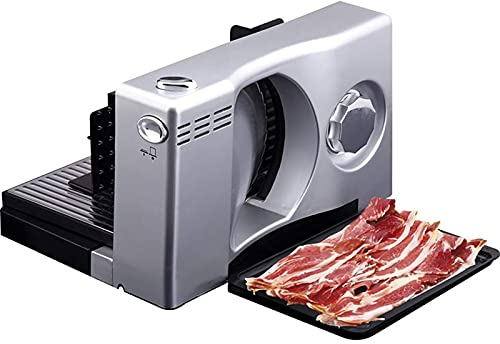 Cortadora de Carne para Uso doméstico o Comercial, cortadora de Carne congelada, cortadora de Pan, cortadora de Salchichas, Grosor de rodajas de 0-15 Mm, tamaño del Cuchillo. 170 m