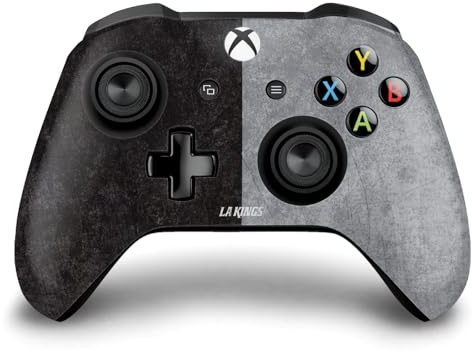 Head Case Designs Offizielle NHL Halb beunruhigt Los Angeles Kings Vinyl Haut Gaming Aufkleber Abziehbild Abdeckung kompatibel mit Xbox One S/X Controller