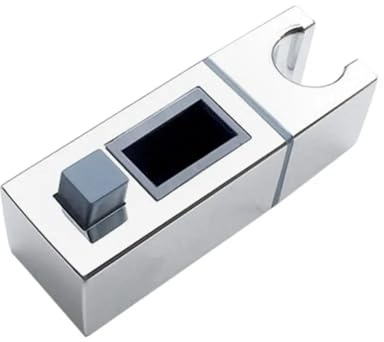 Support De Pommeau De Douche Support de pomme de douche carré réglable et rotatif, universel, barre coulissante de salle de bains, étagère de pulvérisation, accessoires de quincaillerie à Base fixe Su