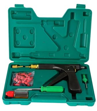 Glorivox Rapid Plug 2.0, Rapid Plug 2.0 Tire Repair, Rapid Plug 2.0 Reifenreparatur, Rapidplug 2.0, das Rapidplug 2.0 Reifenstecker-Set, mit Pilzstecker für Reifenpannen und flache Reifen an Autos