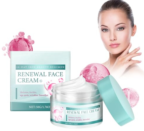 Feuchthaltecreme Mit Kollagen, Aufhellungscreme, Anti Falten Gesichtscreme, Day&Night Cream, Repariert den Zustand des Gesichts, Hydratisiert, Spendet Feuchtigkeit und Verleiht der Haut Ausstrahlung