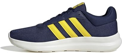 adidas För Män LITE RACER 4.0 SHOES, Dark Blue/Yellow/Core White, 42 2/3 EU