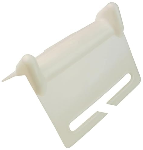 20 Stück Kantenschutz Winkel PVC Universal weiß - Transport, Kantenschutzwinkel für Zurrgurte Gurt Ladungssicherung mit Schlitz