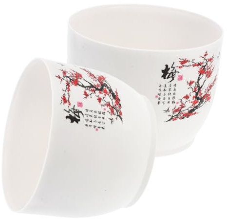 TOYANDONA 2pezzi Da in Plastica Fioriera Ciotola Per Narcisi Piante Contenitore Da Balcone Esterno