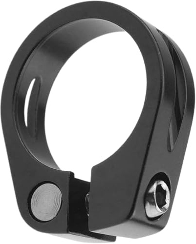 1 Stück Sattelklemme 31.8, Schwarze Rohrklemme, Fahrradsattelsitz, Sattelklemme, Aluminiumlegierung, Sattelrohrklemme, Fahrradzubehör, Mountainbike-Adapter