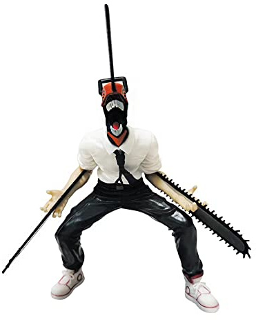 Anime Denji Figura 18,5cm Denji Action Figure Modello PVC Statuetta da Tavolo Ornamenti da Collezione, Regali per Fan di Anime