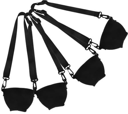 VICASKY 4pcs Adjustable Wine Glass Lanyards Wine Cup Holder Neck Strap Drinks Holder for Festival Party Outdoor Use