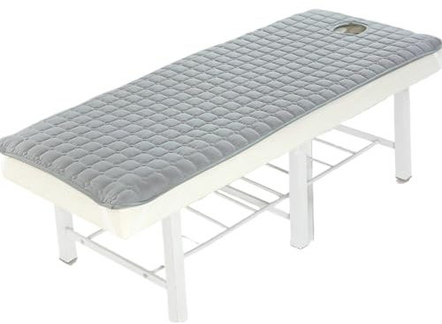 Coprimaterasso per letto da massaggio – da tavolo da massaggio antiscivolo, misura 180 x 90 cm, materasso morbido lavabile per divano, sonno, riposo, panchina, mobili, spa, depilazione
