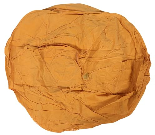 SEWOART Aufblasbarer Outdoor Sitzsack Beflocktes Camping Sofa in Orange Leichter Luftsessel für Terrasse Garten Picknick und Reisen