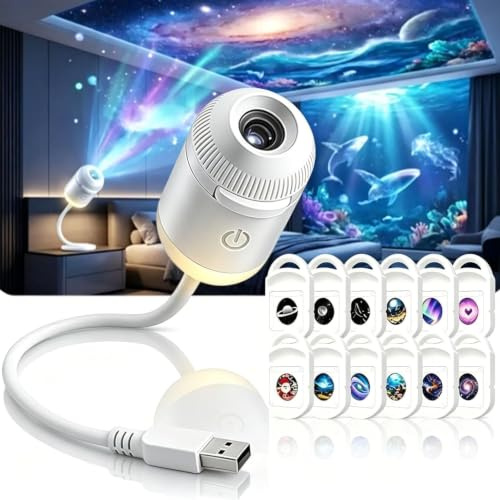Plug-and-Play hd Star Projector(12 Films)
