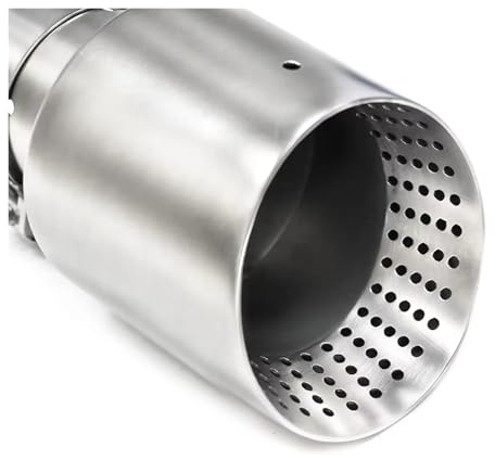 Auspuffanlage Für Golf 7 R GTI (54 Mm 60 63 Mm) – Universalrohr Aus Mattem Edelstahl Auto Schalldämpfer(1 P ID57MM OD89MM)