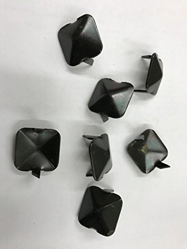 Clavos ornamentali – Clavo Hierro hacer negro cuadrado mm25 x 25 Doble Punta GHIDINI unidades 50